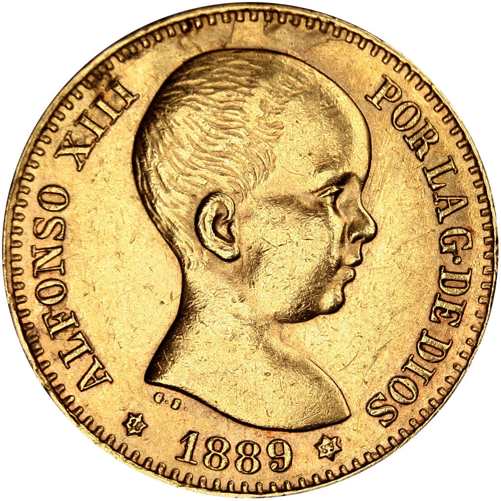 Espagne, Alphonse XIII, 20 Pesetas