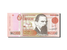Biljet, Uruguay, 2000 Nuevos Pesos, 1989, NIEUW