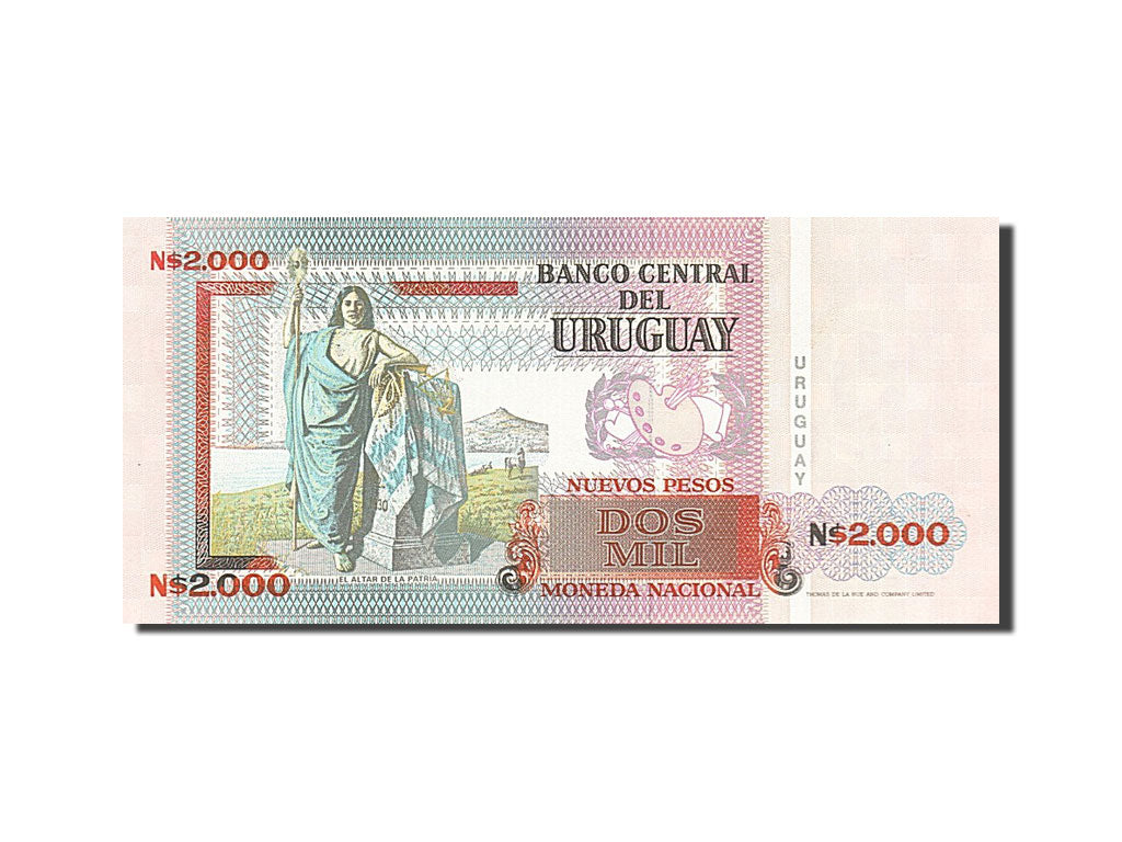 Billete, 2000 Nuevos Pesos, 1989, Uruguay, UNC