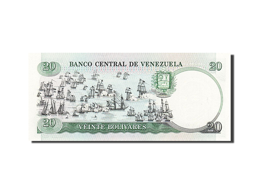 Venezuela, 20 Bolívares, 1987, KM #71, 1987-10-20, UNC(65-70), B03215177