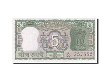 India, 5 Rupees, KM #55, UNC(65-70), 757552