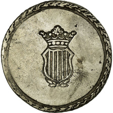Coin, Spain, TARRAGONA, Ferdinand III, 5 Pesetas, 1809, EF(40-45), Silver, KM:7