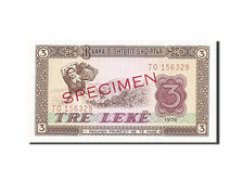 Albania, 3 Lekë, 1976, KM #41s2, UNC(65-70), JO 156329