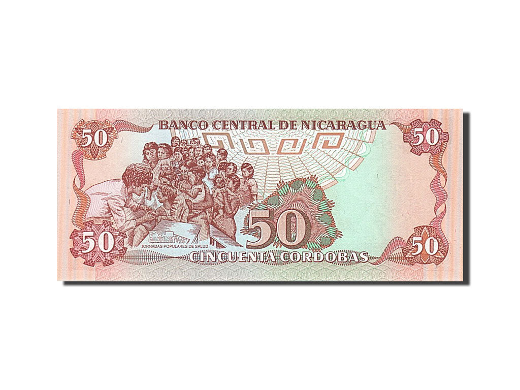 Banknote, Nicaragua, 50 Cordobas, 1985, UNC(65-70)