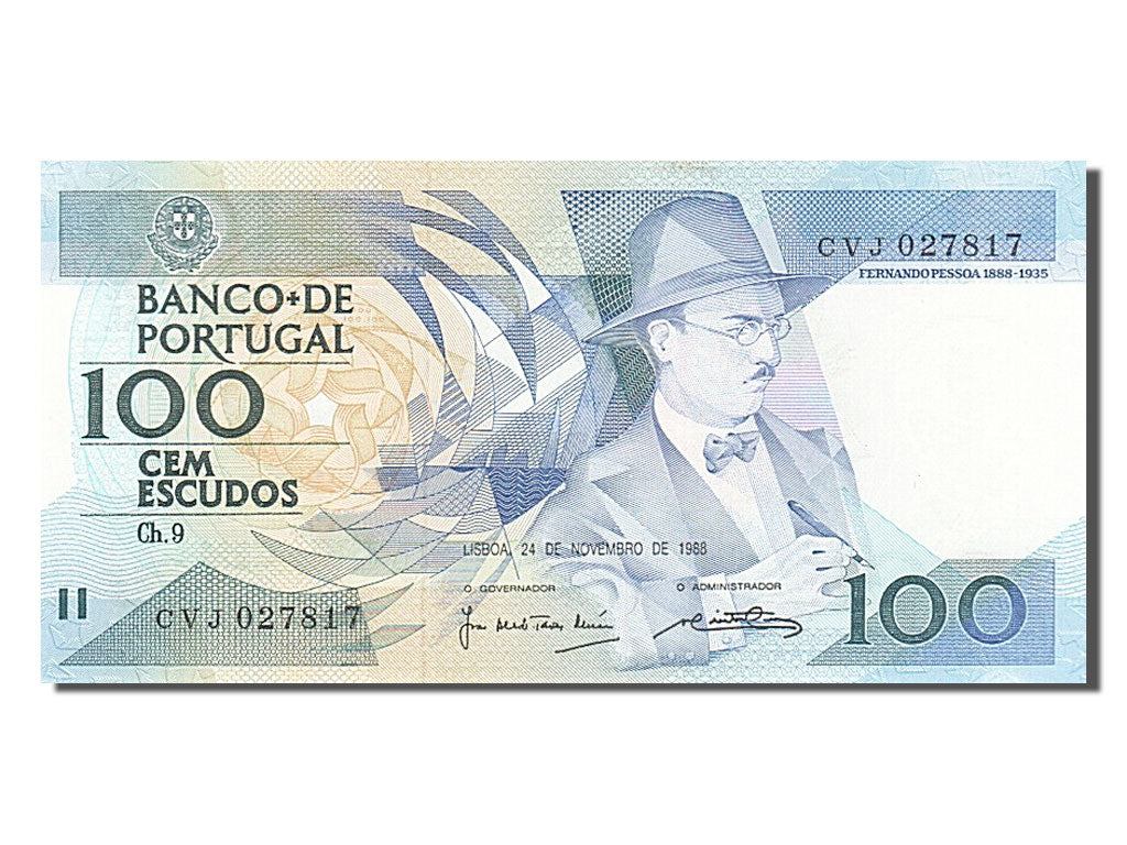 Portugal, 100 Escudos, 1988, KM #179f, UNC(65-70), CVJ 027817