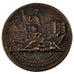FRANCE, History, French Constitution, Medal, 1792, AU(50-53), Bronze, 20.61