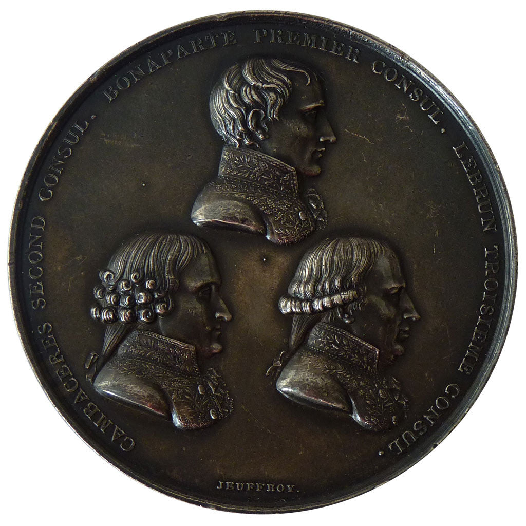 FRANCE, History, French Consulate, Medal, 1802, AU(55-58), Silver, 67, 89.35