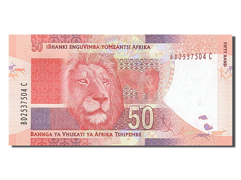 Geldschein, Südafrika, 50 Rand, 2012, UNZ