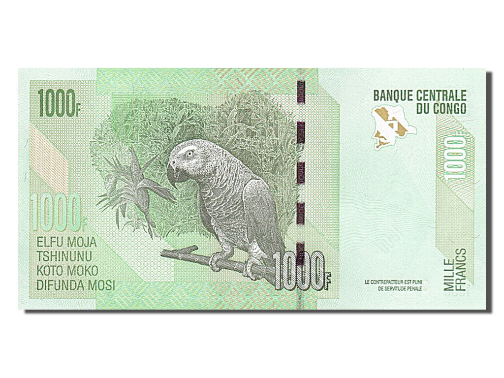 Congo Democratic Republic, 1000 Francs, 2005, 2005-02-02, UNC(65-70)