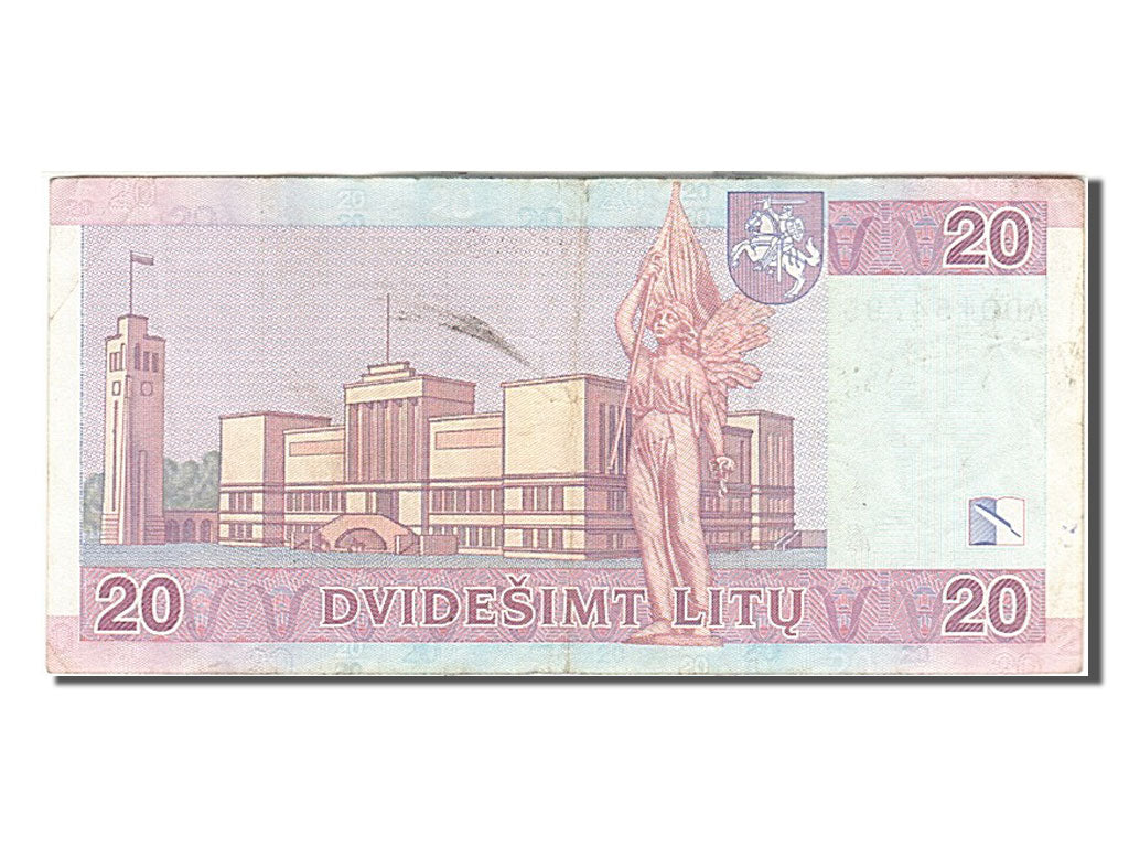 Lituania, 20 Litu, 2007, BB