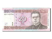 Lithuania, 20 Litu, 2007, KM #69, EF(40-45), AD1145794