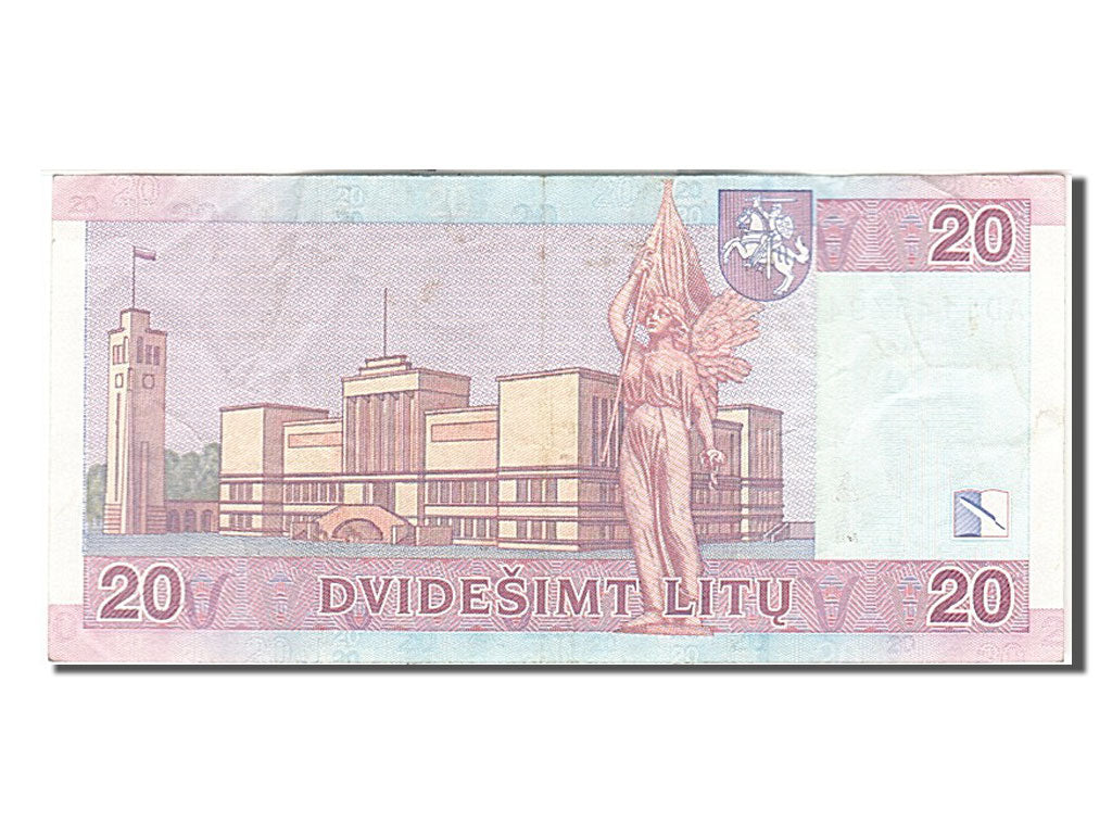 Lithuania, 20 Litu, 2007, KM #69, EF(40-45), AD1145794