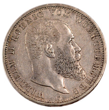GERMAN STATES, 5 Mark, 1906, Freudenstadt, KM #632, EF(40-45), Silver, 38, 27.70