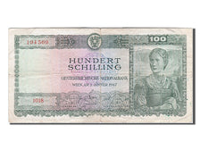 Austria, 100 Schilling, 1947, KM #124, 1947-01-02, VF(20-25), 194569