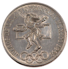 MEXICO, 25 Pesos, 1968, Mexico, KM #479.1, AU(55-58), Silver, 38, 22.36