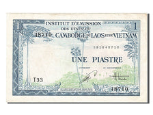 Indochine, 1 Piastre, type Emission des états du Cambodge du Laos et du Vietnam