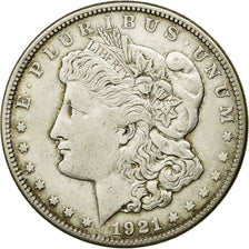 Coin, United States, Morgan Dollar, Dollar, 1921, U.S. Mint, San Francisco