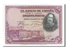 Banknote, Spain, 50 Pesetas, 1928, 1928-08-15, UNC(63)