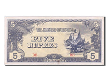 Burma, 5 Rupees, 1942, KM #15a, UNC(60-62), BB