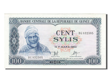 Geldschein, Guinea, 100 Sylis, 1980, UNZ-