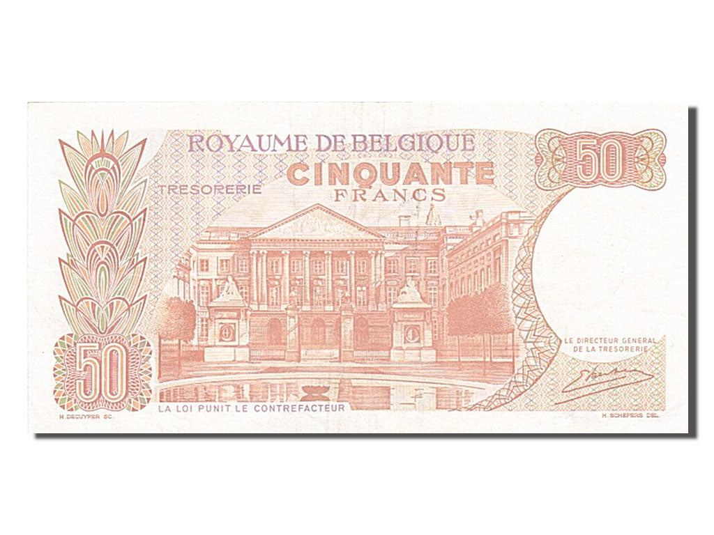 Banknote, Belgium, 50 Francs, 1966, 1966-05-16, AU(50-53)