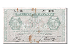 Netherlands, 5 Gulden, 1944, KM #63, 1944-10-16, EF(40-45), AR 183490