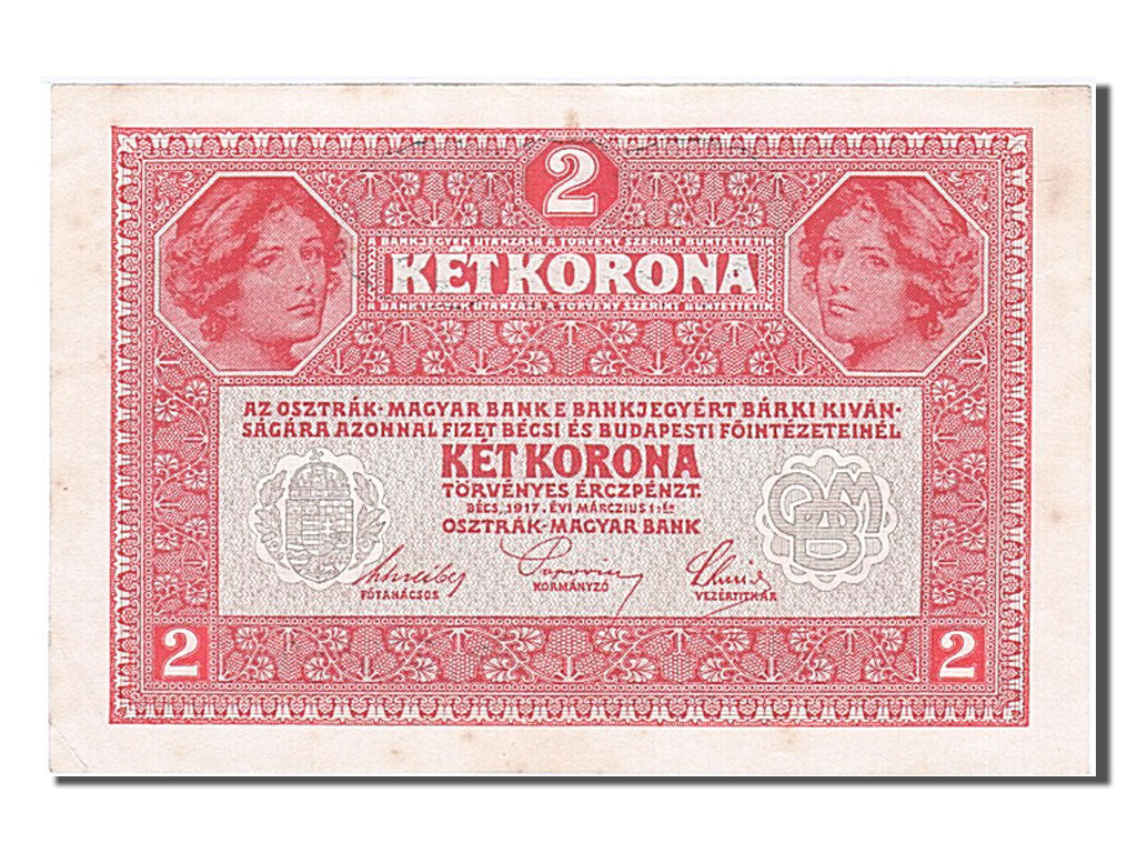 Banknote, Austria, 2 Kronen, 1917, 1917-03-01, AU(55-58)