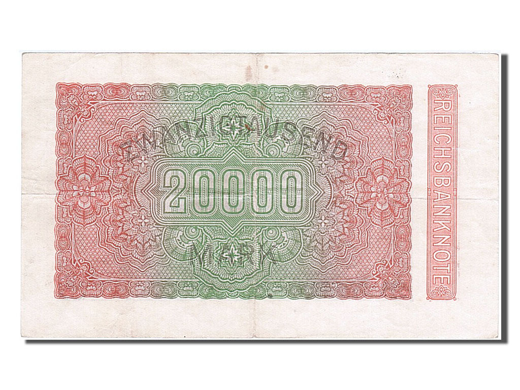 Banknote, Germany, 20,000 Mark, 1923, 1923-02-20, AU(50-53)