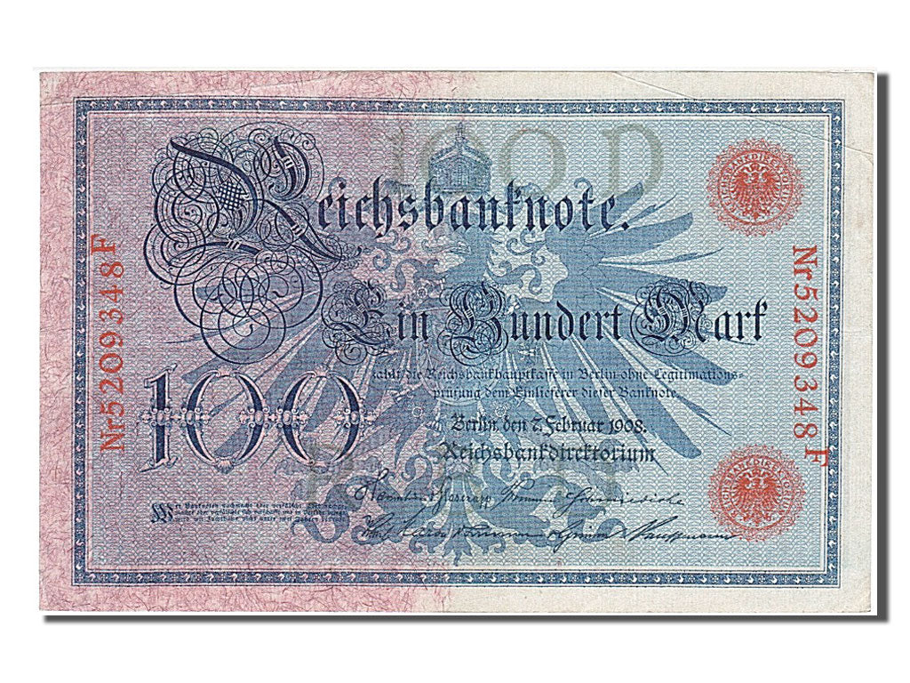 Banknote, GERMANY - FEDERAL REPUBLIC, 50 Deutsche Mark, 1908, 1908-02-07
