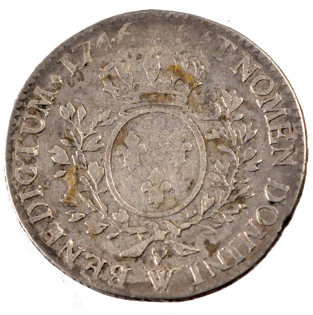 Louis XV, 1/2 Ecu au bandeau