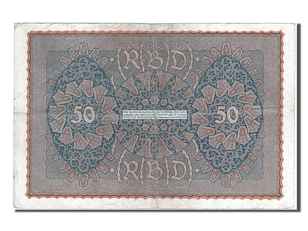 Billet, Allemagne, 50 Mark, 1919, 1919-06-24, TTB