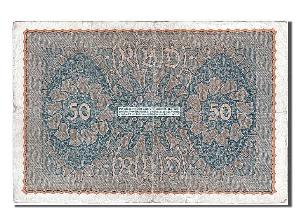 Geldschein, Deutschland, 50 Mark, 1919, 1919-06-24, S+