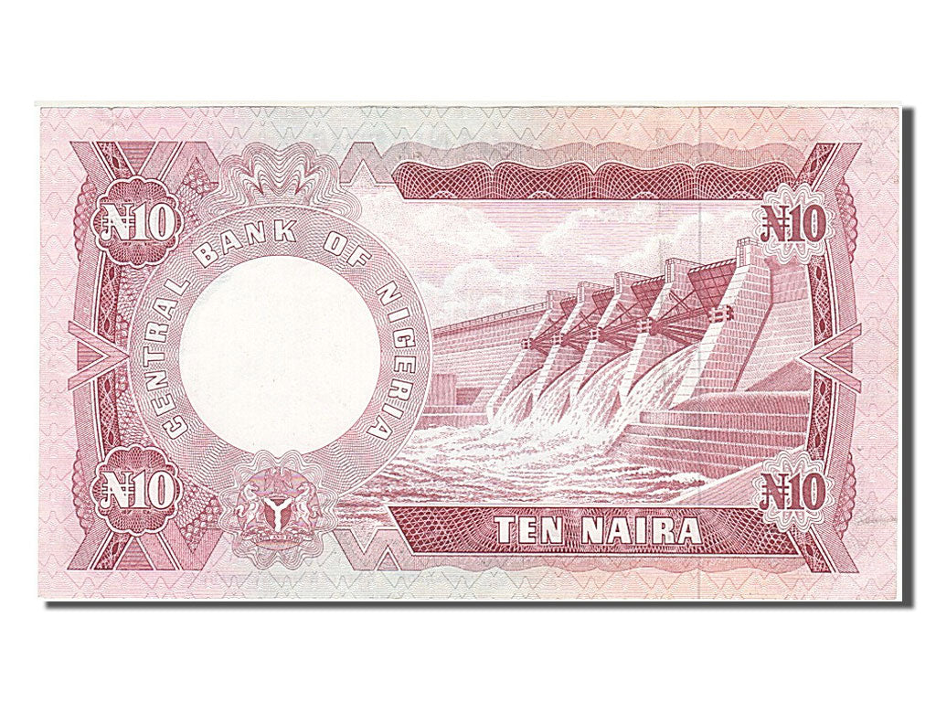 Banknote, Nigeria, 10 Naira, 1973, AU(55-58)