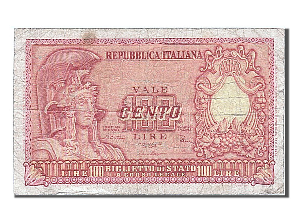Italie, 100 Lire, type 1951