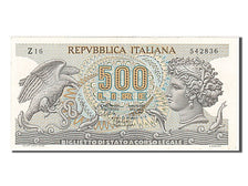 Italy, 500 Lire, 1967, KM #93a, 1967-10-20, AU(50-53), Z16 542836