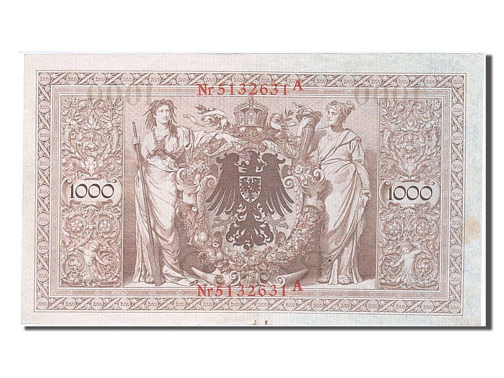 Germany, 1000 Mark, 1910, KM #45b, 1910-04-21, UNC(60-62), NR 5132631 A
