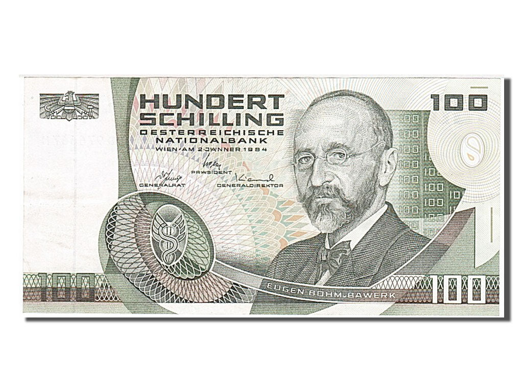 Austria, 100 Schilling, 1984, KM #150, 1984-01-02, EF(40-45), D 976667 M