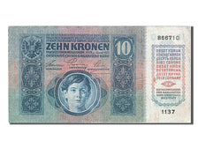 Austria, 10 Kronen, 1915, KM #51a, 1915-01-02, EF(40-45), 866710