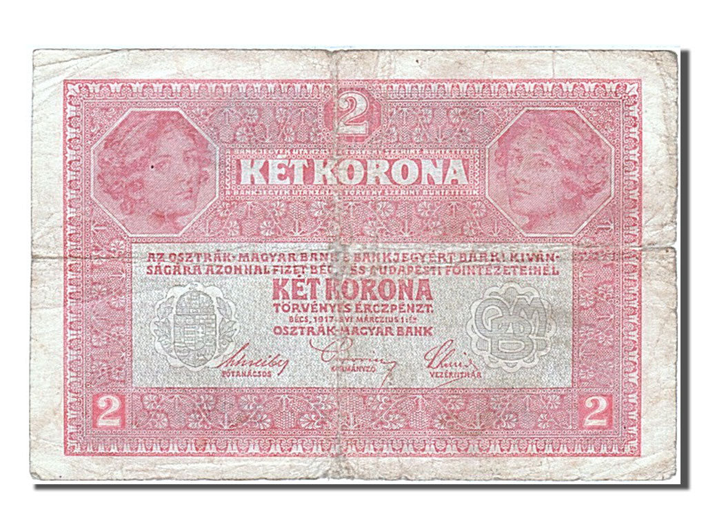 Banknote, Austria, 2 Kronen, 1917, 1917-03-01, VF(20-25)