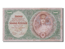 Austria, 50,000 Kronen, 1922, KM #80, 1922-01-02, VF(20-25), 1338 046316