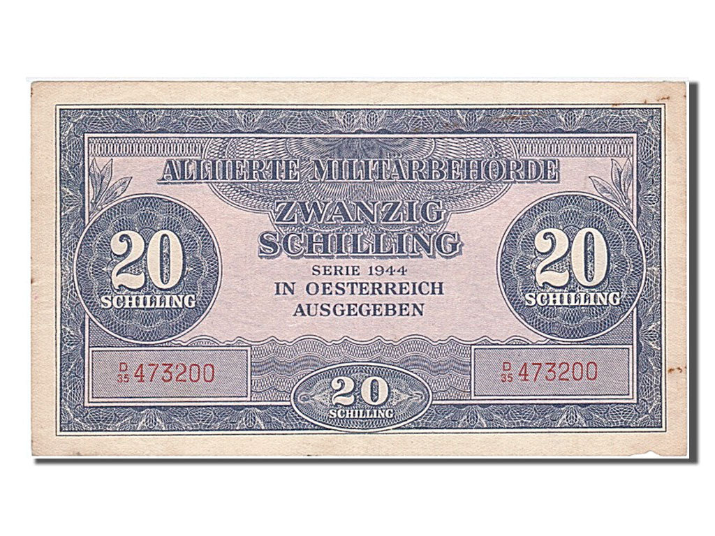 Austria, 20 Schilling, 1944, KM #107, AU(50-53), D/35 473200