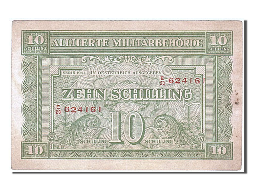 Austria, 10 Schilling, 1944, KM #106, EF(40-45), E/20 624161