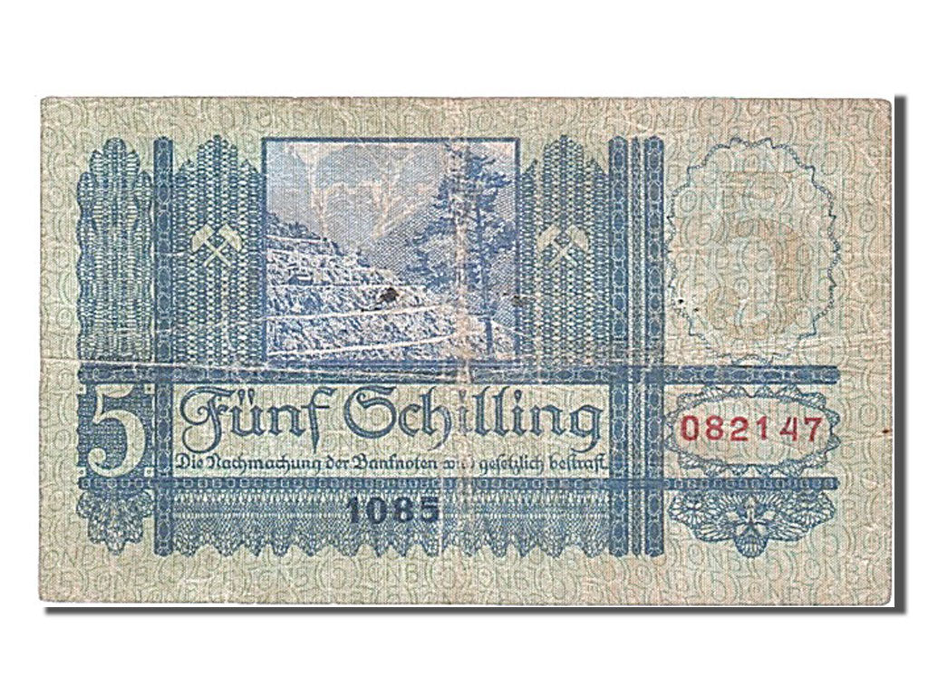 Austria, 5 Schilling, 1927, KM #93, 1927-07-01, VF(30-35), 082147