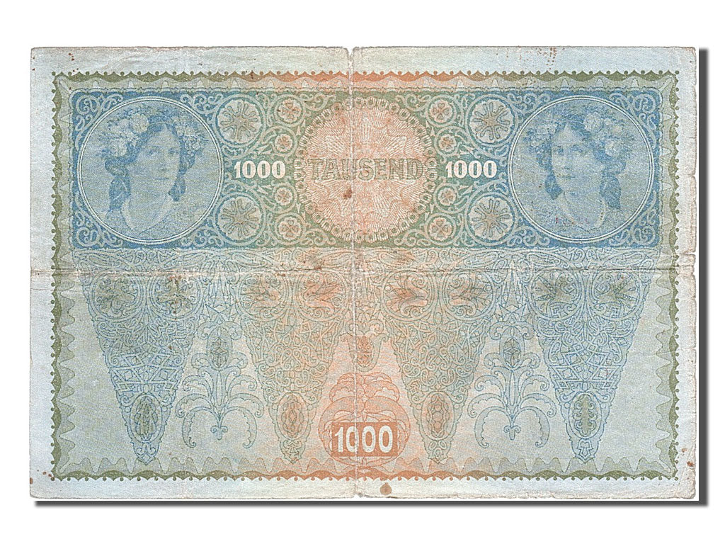 Austria, 1000 Kronen, 1902, KM #8a, 1902-01-02, VF(30-35), 97284 2566