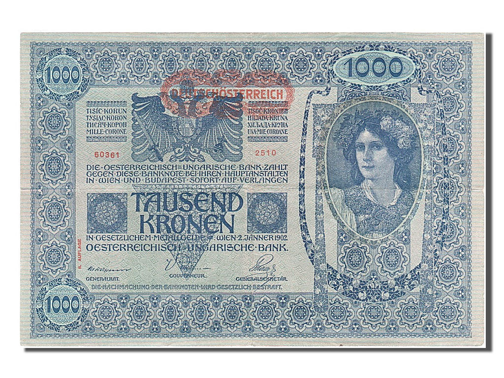 Austria, 1000 Kronen, 1902, KM #8a, 1902-01-02, AU(55-58), 60361 2510