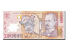 Romania, 100,000 Lei, 2001, KM #114a, AU(50-53), 026A5061540