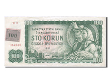 Czechoslovakia, 100 Korun, 1961, KM #91c, EF(40-45), 124330