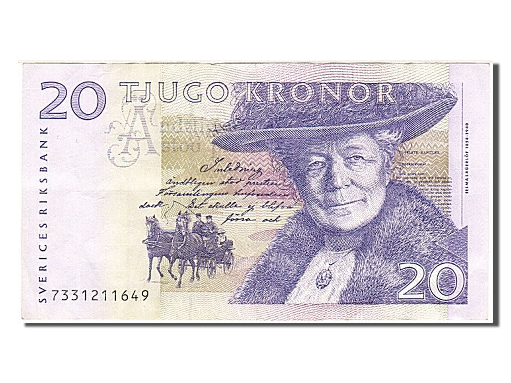 Sweden, 20 Kronor, 1997, KM #63a, EF(40-45), 7331211649