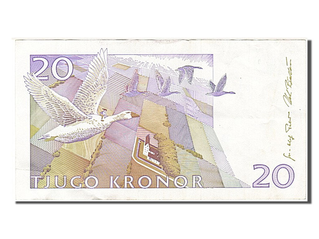 Sweden, 20 Kronor, 1997, KM #63a, EF(40-45), 7331211649