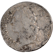 FRANCE, Écu de Béarn au bandeau, ECU, 1756, Pau, KM #518, VF(20-25), Silver, Ga.